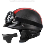 Casco BSDDP A0318 PU con occhiali, One Size