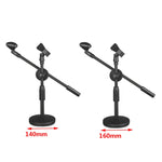Supporto doppio microfono LKT-300 altezza 30-65 cm