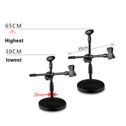 Supporto doppio microfono LKT-300 altezza 30-65 cm