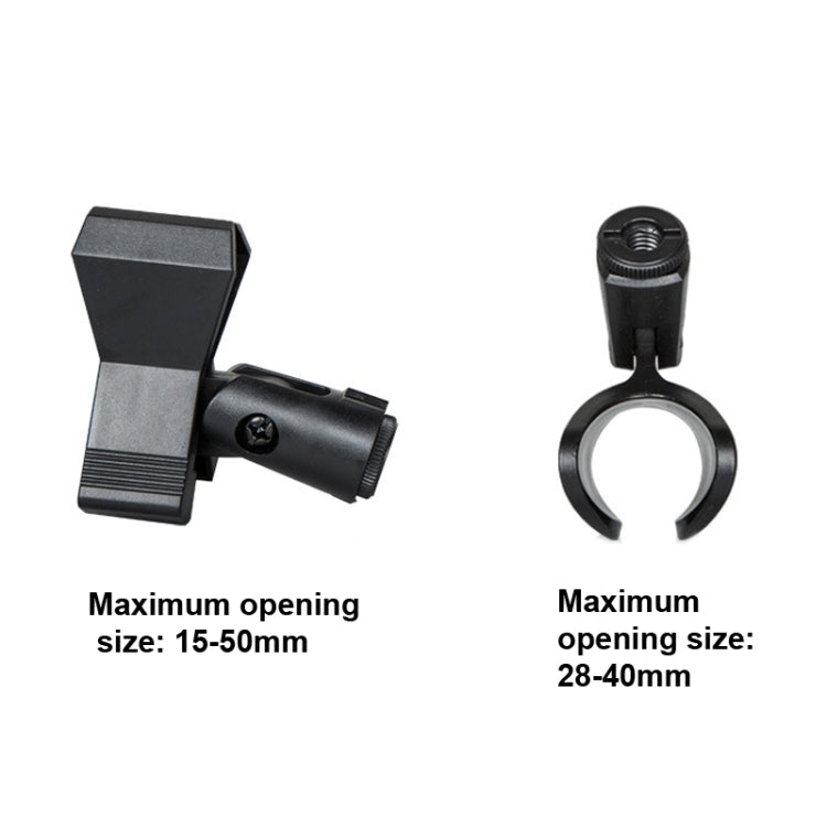 Supporto doppio microfono LKT-300 altezza 30-65 cm