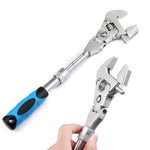 Chiave a cricchetto per bagno con chiave a cricchetto pieghevole multifunzionale da 10 pollici, 10 Inch Folding Wrench