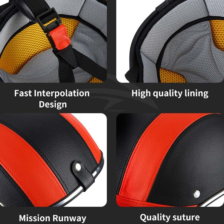 BSDDP A0322 Casco di sicurezza leggero mezzo casco estivo, BSDDP A0322 (Black), BSDDP A0322 (Blue), BSDDP A0322 (Red), BSDDP A0322 (Orange), BSDDP A0322 (Black Lattice)