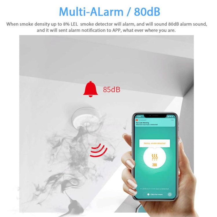 Rilevatore di fumo wireless intelligente ZB-SMK-1, ZB-SMK-1