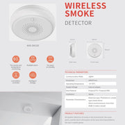 Rilevatore di fumo wireless intelligente ZB-SMK-1, ZB-SMK-1