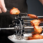 Friggitrice ad aria Forno elettrico Griglia per spiedini di agnello, Long 25cm, Short 20cm
