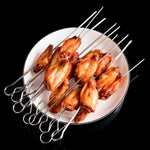 Friggitrice ad aria Forno elettrico Griglia per spiedini di agnello, Long 25cm, Short 20cm