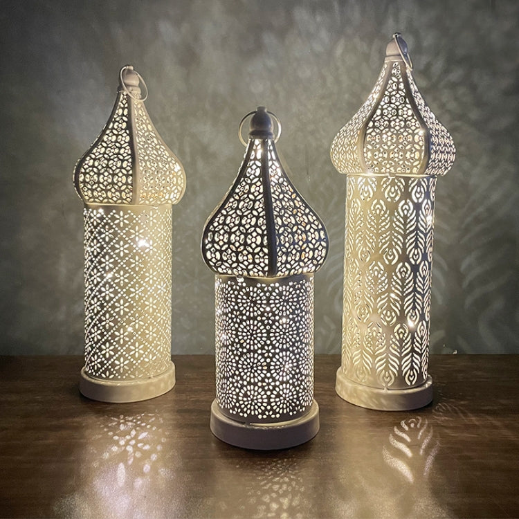 Lampada decorativa in ferro battuto a LED cavo marocchino, specifiche:, Small, Medium, Large
