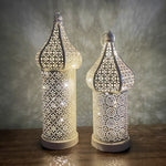 Lampada decorativa in ferro battuto a LED cavo marocchino, specifiche:, Small, Medium, Large