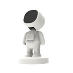 Staffa per auto da astronauta TOPFREE Staffa per telefono per auto con navigazione in pasta adesiva magnetica, White, Black