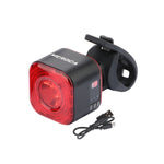 MEROCA XC02 Fanale posteriore intelligente a induzione del freno sensibile alla luce, Cushion Mounting, Pipe Mounting