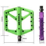 MEROCA Pedale in nylon per mountain bike, MEROCA