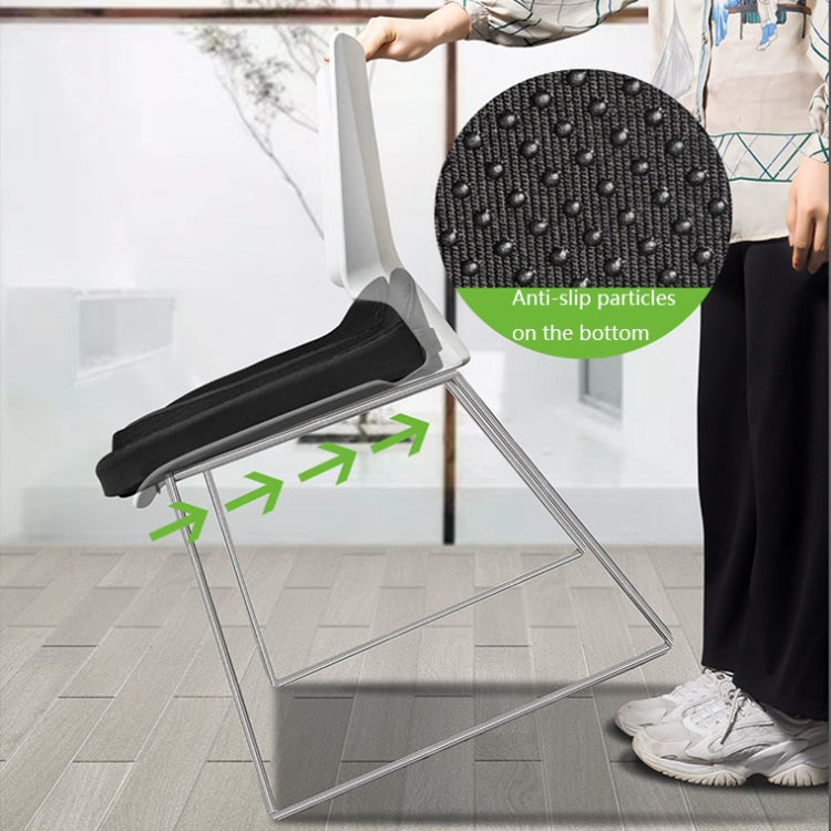 QFC060 Cuscino del sedile antiscivolo in memory foam per auto a forma di V, Black, Khaki, Grey