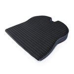 QFC040 Cuscino per seggiolino auto in memory foam addensato a forma di U, Black, Grey