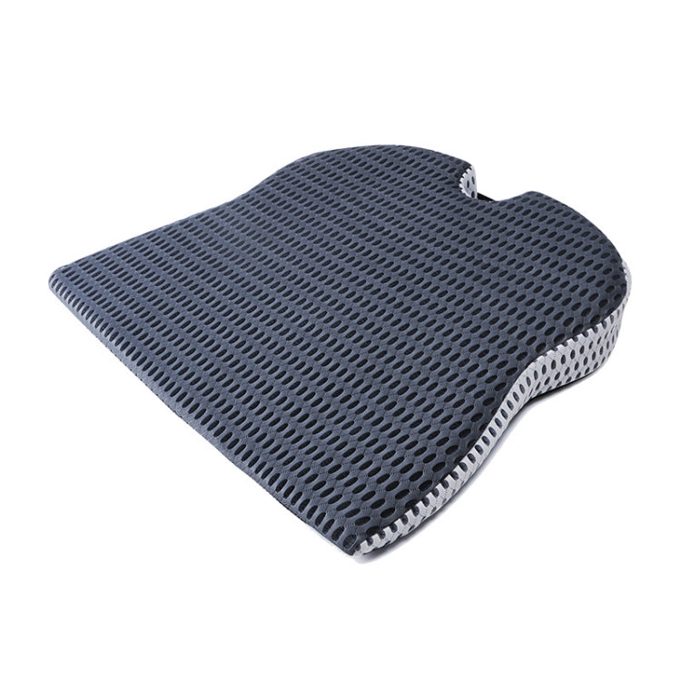 QFC040 Cuscino per seggiolino auto in memory foam addensato a forma di U, Black, Grey