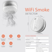 Rilevatore di fumo WiFi Smart Home TY-SMK-07