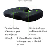 QFC-023 Cuscino per seggiolino auto in memory foam a rimbalzo lento a forma di U, Car Seat Cushio