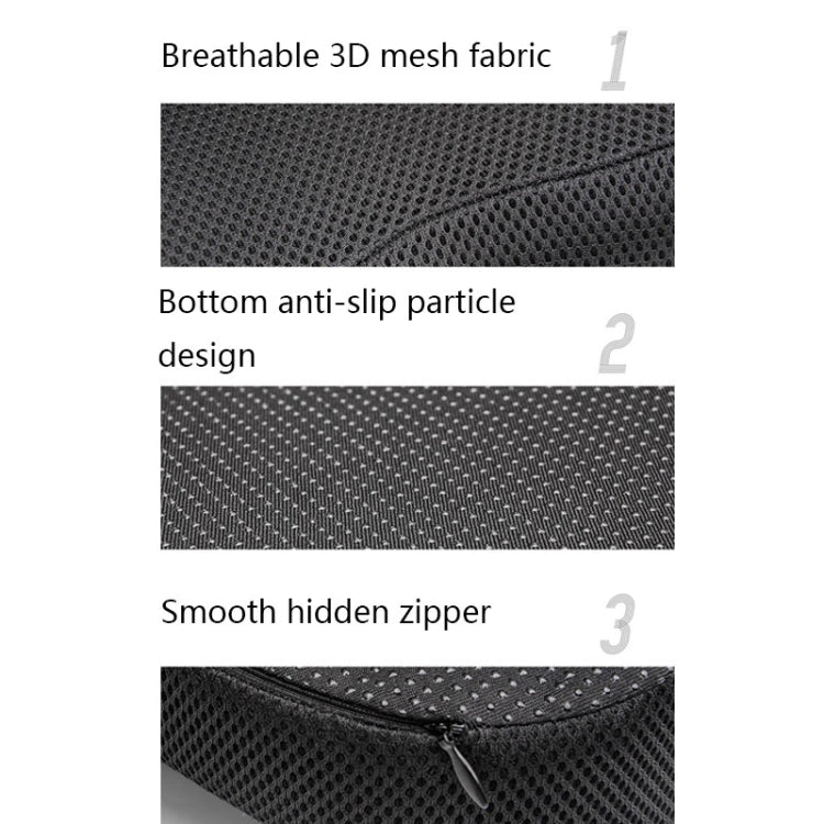 QFC-023 Cuscino per seggiolino auto in memory foam a rimbalzo lento a forma di U, Car Seat Cushio
