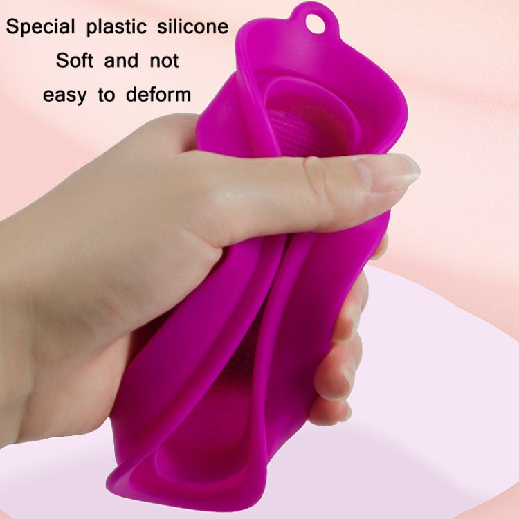 Tampone per la pulizia del soffio di pennelli per trucco in silicone da 2 pezzi
