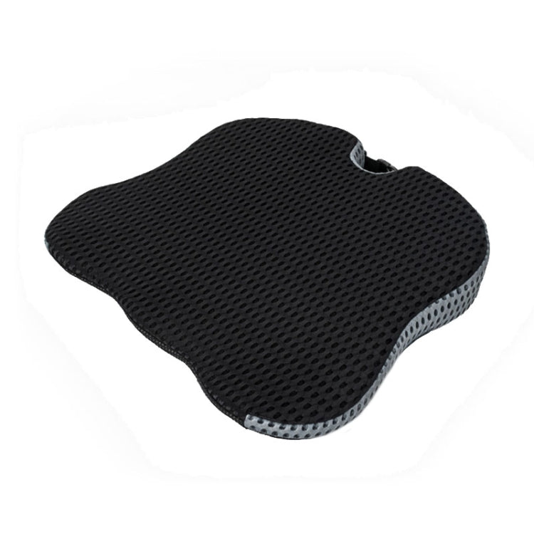 Cuscino per seggiolino auto in memory foam traspirante e addensato, QFC047 Black, QFC047 Gray
