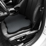 Cuscino per seggiolino auto in memory foam traspirante e addensato, QFC047 Black, QFC047 Gray
