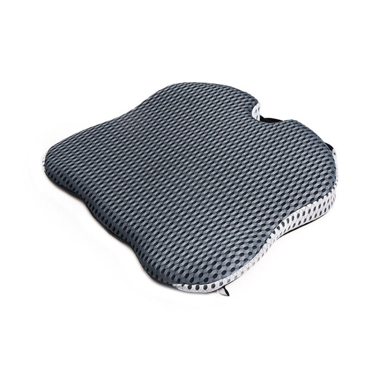 Cuscino per seggiolino auto in memory foam traspirante e addensato, QFC047 Black, QFC047 Gray