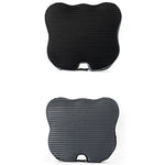 Cuscino per seggiolino auto in memory foam traspirante e addensato, QFC047 Black, QFC047 Gray