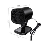 Sbrinatore riscaldatore portatile per auto 12V, Black, White