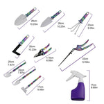 YL025 Set di attrezzi da giardinaggio in vaso, 10 PCS / Set (Purple ), 10 PCS / Set (Green), 5 PCS / Set (Purple), 5 PCS / Set (Green)