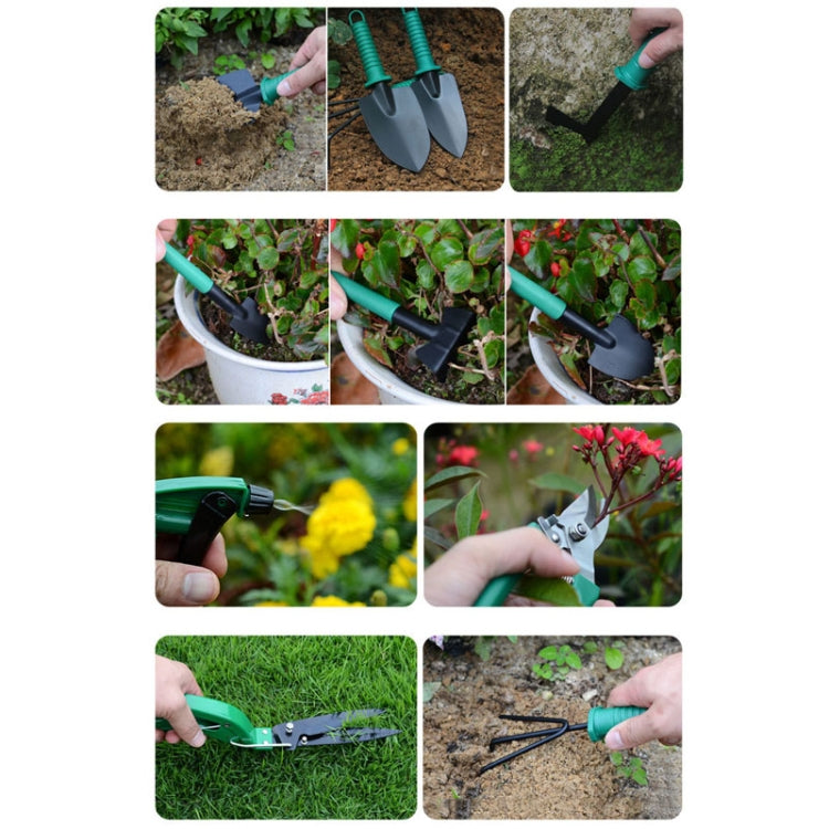 YL025 Set di attrezzi da giardinaggio in vaso, 10 PCS / Set (Purple ), 10 PCS / Set (Green), 5 PCS / Set (Purple), 5 PCS / Set (Green)