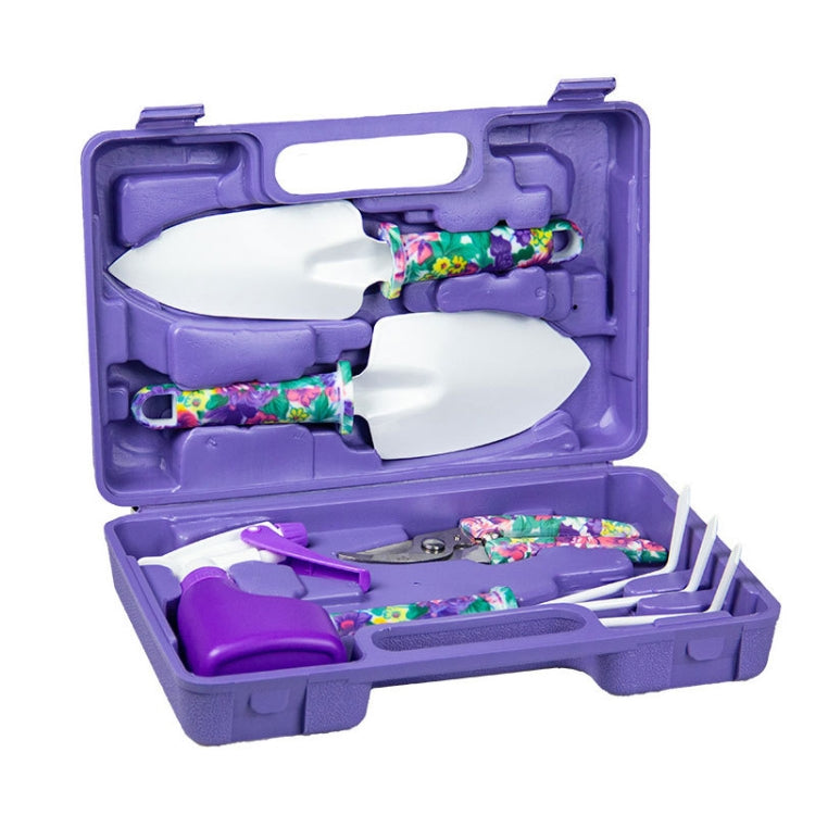 YL025 Set di attrezzi da giardinaggio in vaso, 10 PCS / Set (Purple ), 10 PCS / Set (Green), 5 PCS / Set (Purple), 5 PCS / Set (Green)