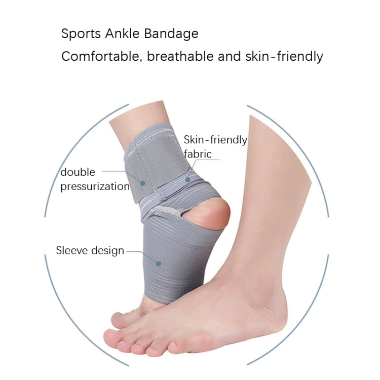 Supporto per caviglia a compressione con bendaggio anti-distorsione per uomo e donna, Compression Ankle Support (Grey), Compression Ankle Support (Black)