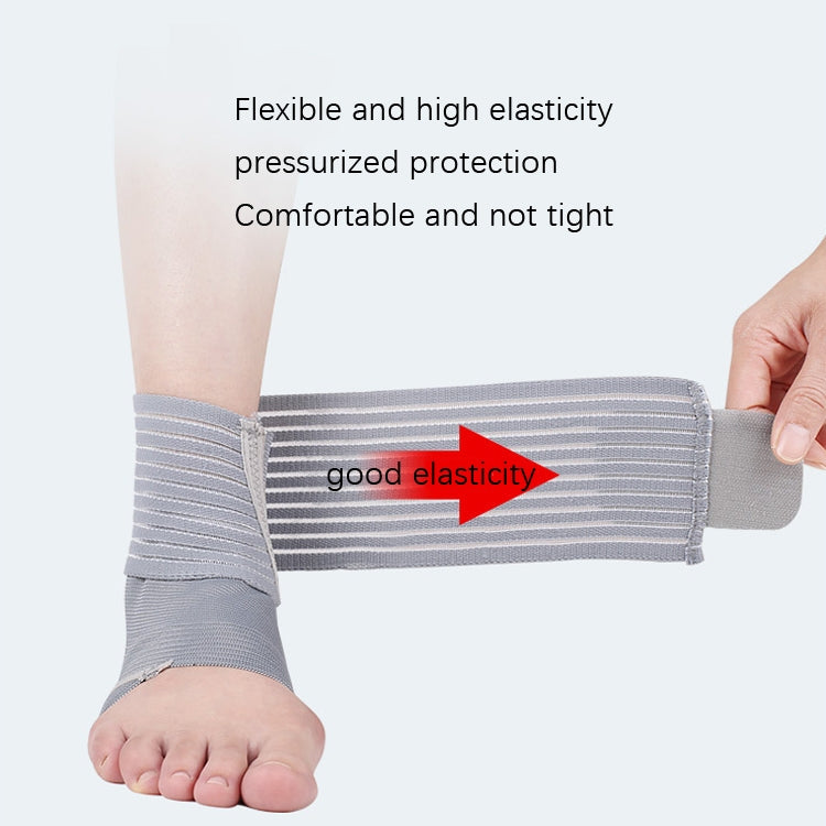 Supporto per caviglia a compressione con bendaggio anti-distorsione per uomo e donna, Compression Ankle Support (Grey), Compression Ankle Support (Black)