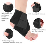 2 PCS Supporto per caviglia per riabilitazione fissa anti-sforzo per sport all'aria aperta, dimensioni:, S Left, S Right, M Left, M Right, L Left, L Right