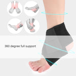 2 PCS Supporto per caviglia per riabilitazione fissa anti-sforzo per sport all'aria aperta, dimensioni:, S Left, S Right, M Left, M Right, L Left, L Right