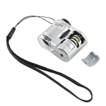 Mini microscopio portatile 60X con luce UV e LED