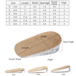 2 paia di GEL con soletta alta in pile con imbottitura invisibile aumentata, S Code 1cm, S Code 2cm, S Code 3cm, L Code 1cm, L Code 2cm, L Code 3cm