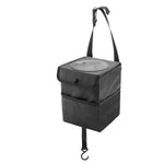 Pattumiera multifunzionale pieghevole per auto 21x15.5x15 cm