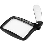 Lente d'ingrandimento portatile pieghevole 3X con LED