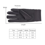 Guanti antiscivolo per sport fitness a pressione in fibra di rame, dimensioni:, S, M, L