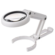 Lente d'ingrandimento portatile con luce LED di ricarica USB 5X / 11X, 5X / 11X