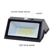 Lampada da parete solare a 48 LED con sensore di movimento
