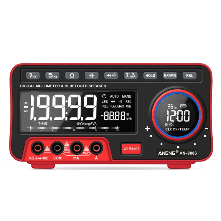 ANENG AN-888S Bluetooth Audio Display Tensione Corrente Multimetro, Standard No Battery