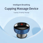 Dispositivo elettrico per massaggio a coppettazione, 6-speed USB Plug-in, Blue, Black, Red Wine, 6-speed Charging