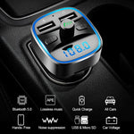Caricabatteria per lettore MP3 Bluetooth per auto, T25, T25Q, T60