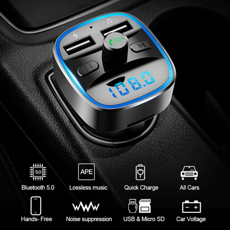 Caricabatteria per lettore MP3 Bluetooth per auto, T25, T25Q, T60