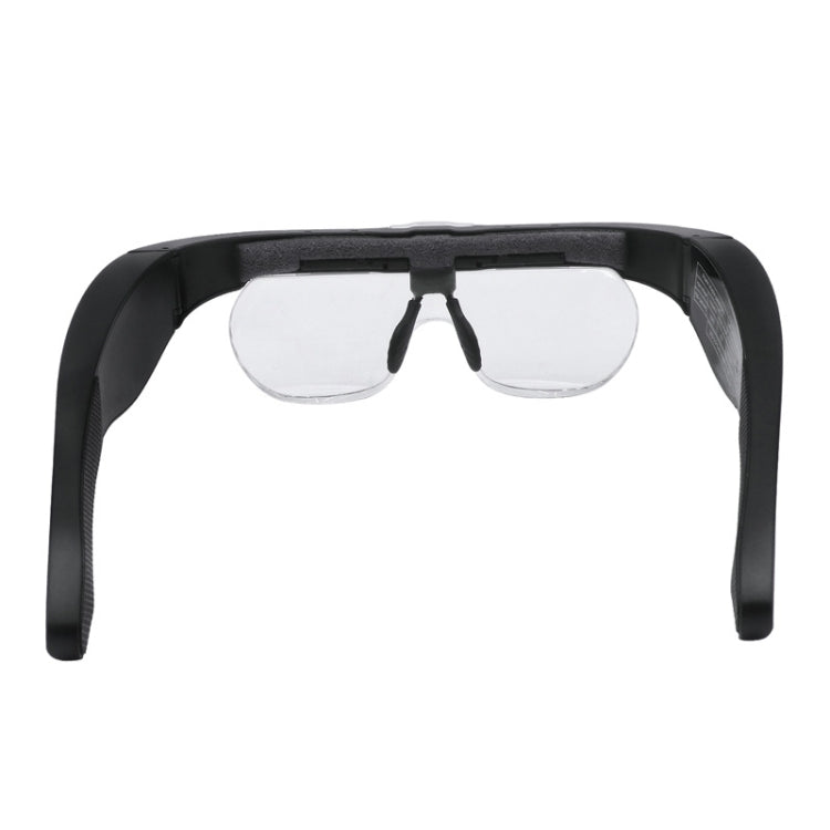 11537DC Rechargeable LED Light Glasses Magnifier 1.5X/2.5X/3.5X/5X