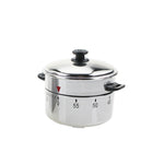 2 PCS T404 Timer meccanico a forma di pentola a pressione per cucina domestica, T404 Mechanical Timer