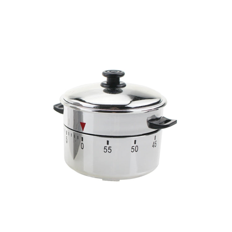 2 PCS T404 Timer meccanico a forma di pentola a pressione per cucina domestica, T404 Mechanical Timer