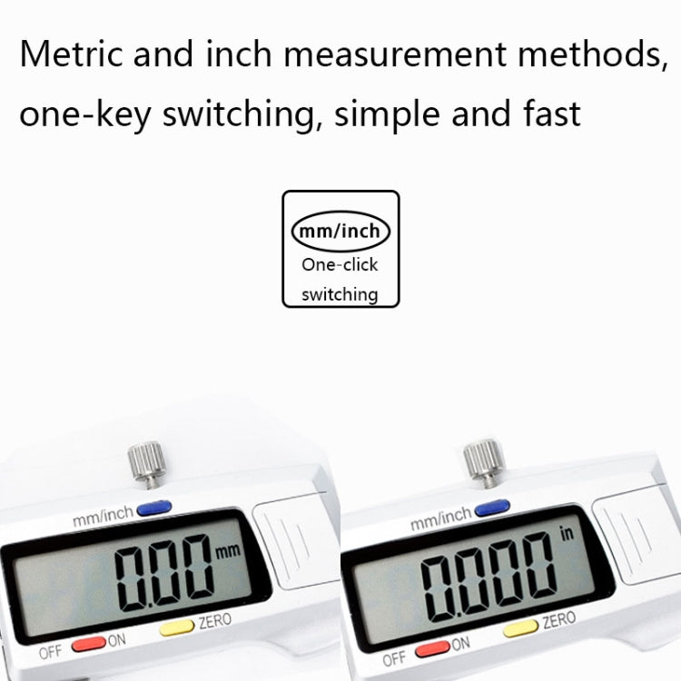 Calibro digitale elettronico in acciaio inossidabile JS-04, JS-04