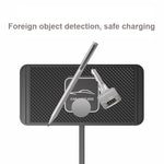 Tappetino antiscivolo per ricarica wireless per auto QI da 15 W, C1 30cm Cable